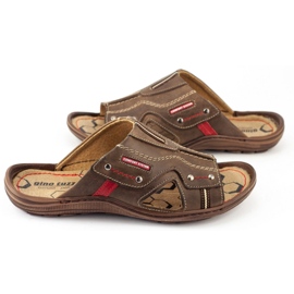 Olivier Men's 334GT brown slippers 2