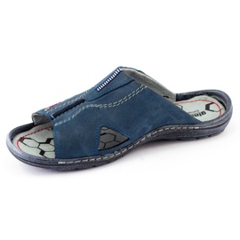 Men's 334GT navy blue slippers 2
