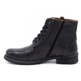 Olivier Men's 312 black snow boots 1 Olivier Men's 312 black snow boots 1