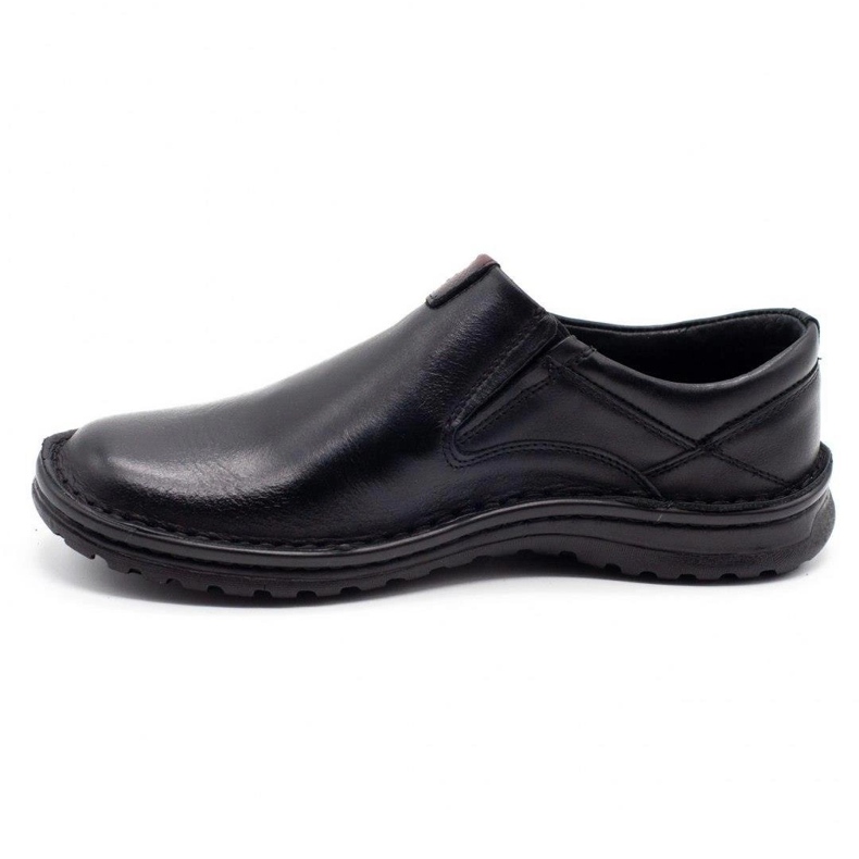 Joker Black men's leather loafers 382 1