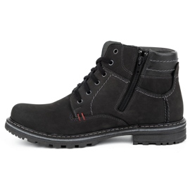 ABIS Warm men's shoes 197 black nubuck 1