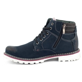 ABIS Warm men's shoes 197 navy blue 1