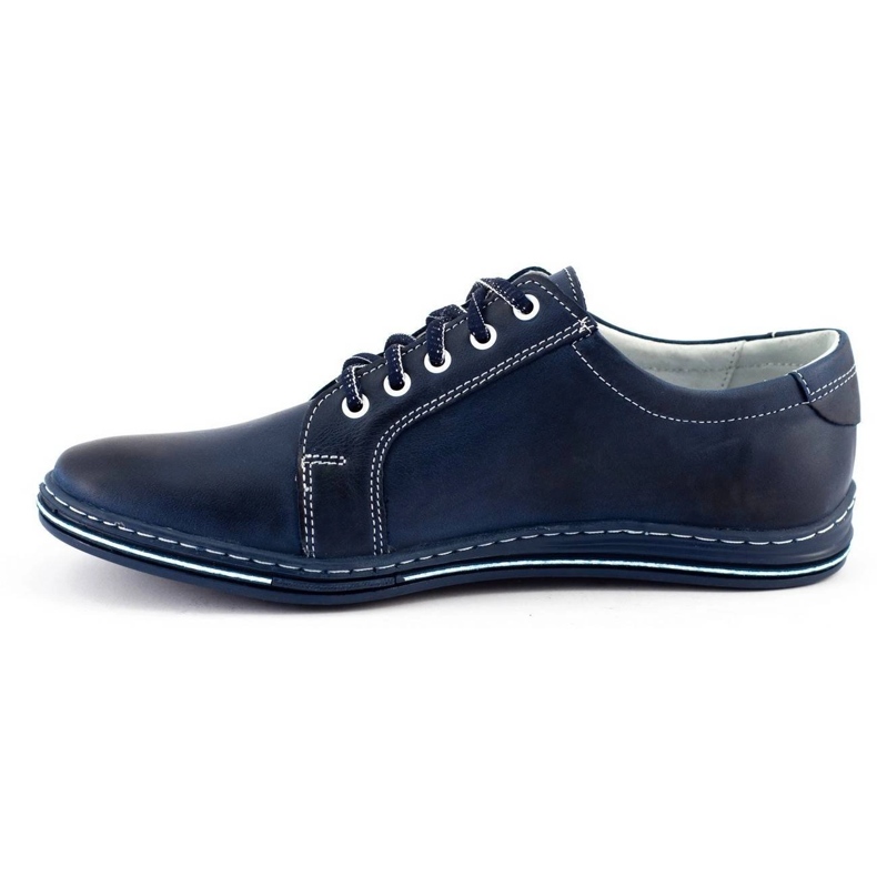 Polbut Men's shoes 320 navy blue 1
