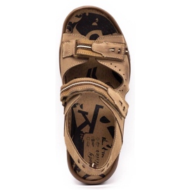 Mario Pala 448 brown men's sandals 1