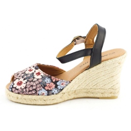 Mariettas Wedge sandals 7210 flower multicolored 1