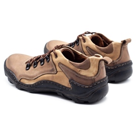 KENT Leather men's shoes Trapery 207 brown 5