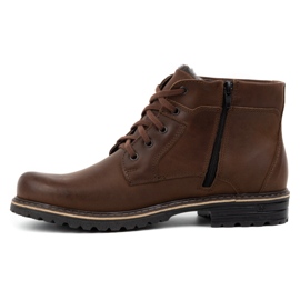 Polbut Men's J35 brown snow boots 1