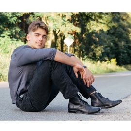 KENT Winter Chelsea boots 287D Black 2