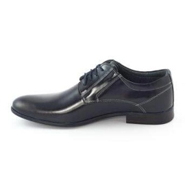 KOMODO Formal men's shoes 850 navy blue face 1