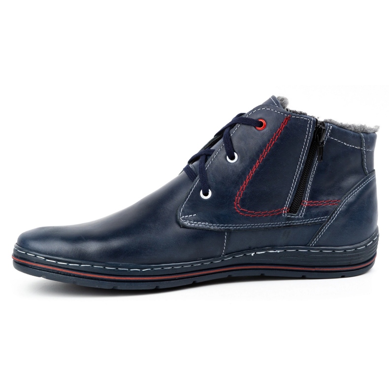 Polbut 339 navy blue men's winter boots 2 Polbut 339 navy blue men's winter boots 2