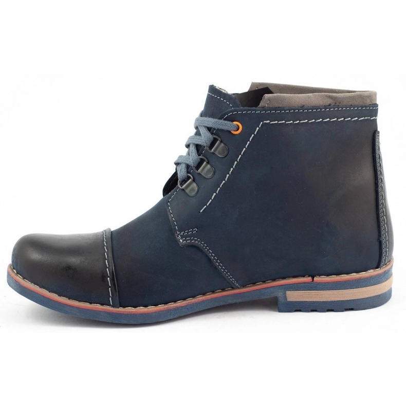 Olivier Men's Winter Shoes Snow Boots 120 Navy Blue 1
