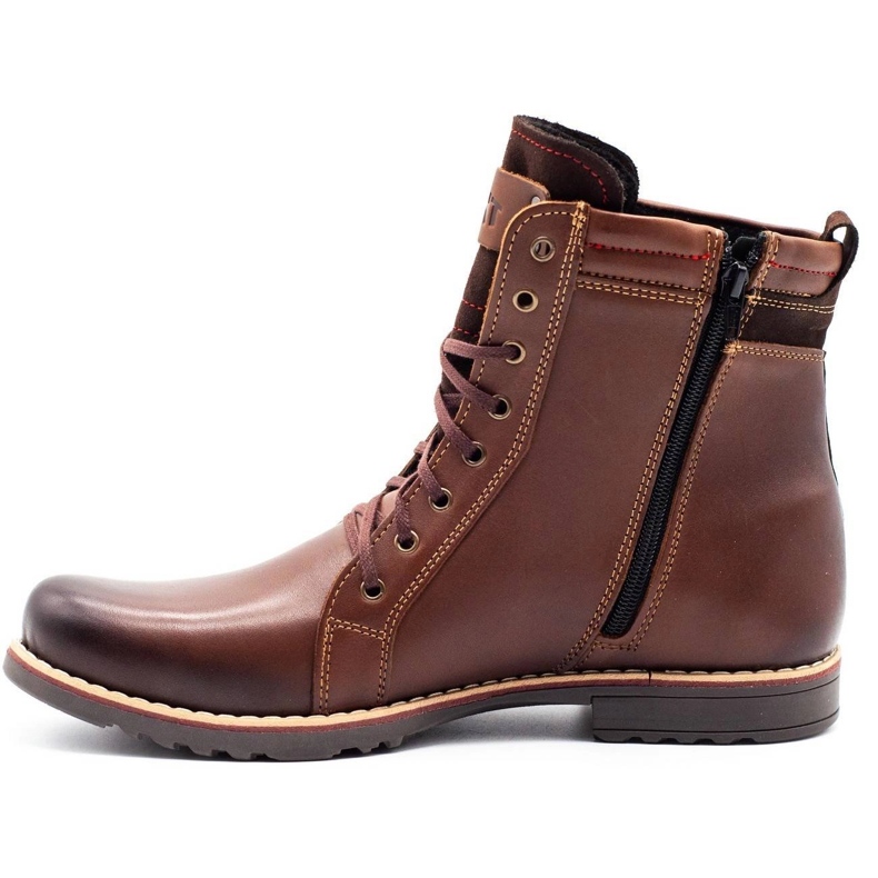 KENT Men's winter shoes 237 brown 1