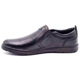 Joker Black men's leather loafers 535 1