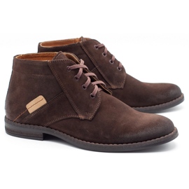 Olivier Men's boots Jodhpur 605 brown 2
