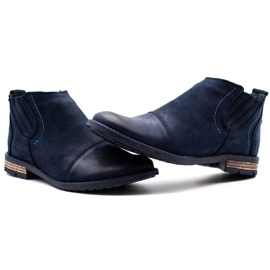 KOMODO Men's winter shoes 872K navy blue 1