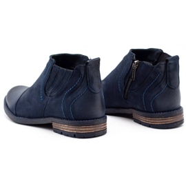 KOMODO Men's winter shoes 872K navy blue 2