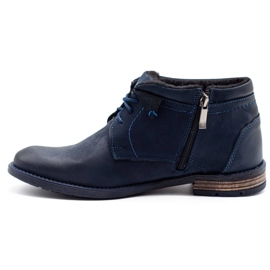 KOMODO Men's winter shoes 834K navy blue 1