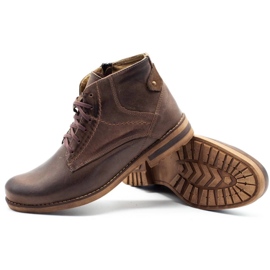 KOMODO Brown men's winter boots 731K 3