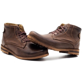 KOMODO Brown men's winter boots 731K 6