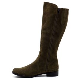 Olivier Fashionable Klara green boots 1