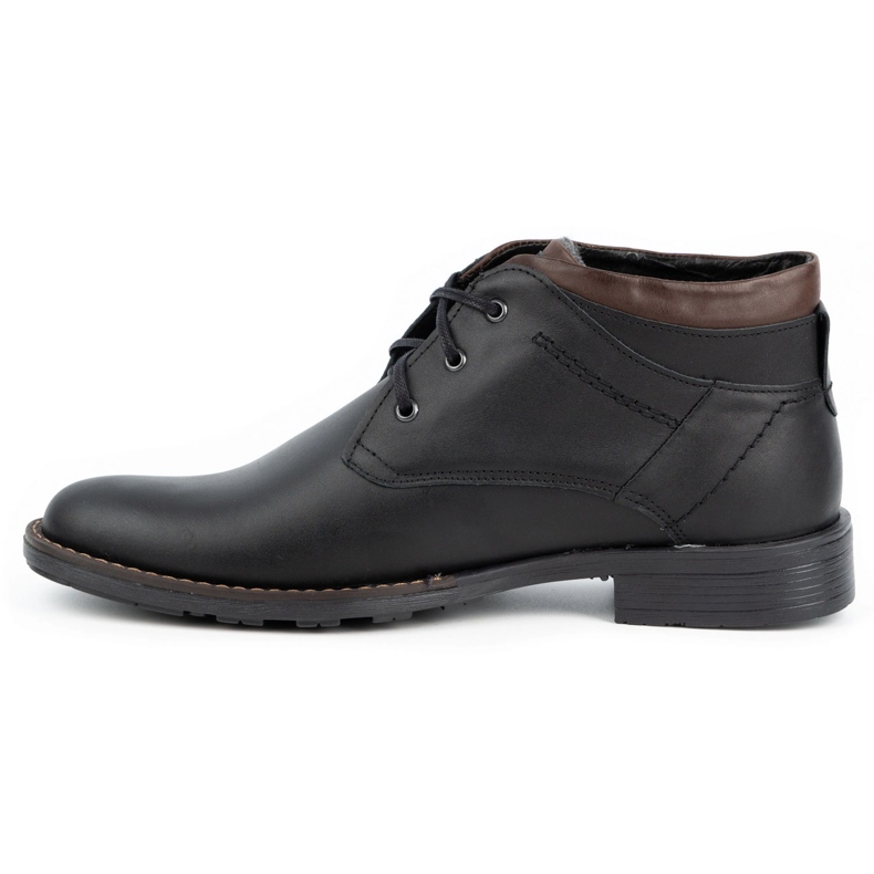 Polbut Black men's insulated shoes J38S 1 Polbut Black men's insulated shoes J38S 1