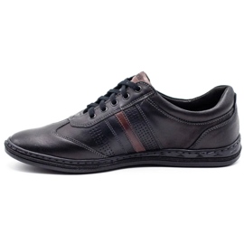 Joker Black men's leather shoes 521 1
