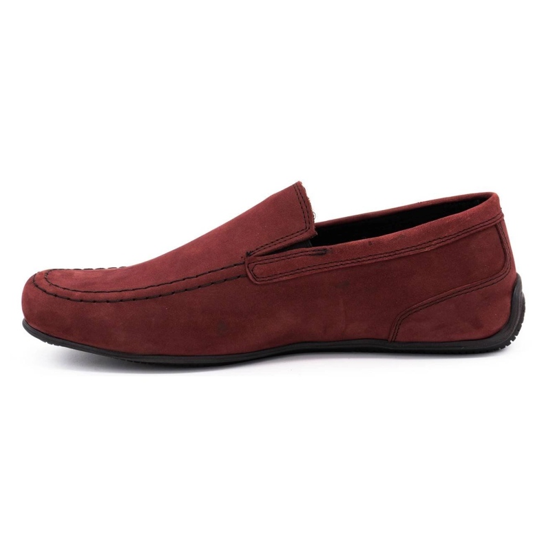 Polbut Men's leather loafers 2105 burgundy red 1 Polbut Men's leather loafers 2105 burgundy red 1