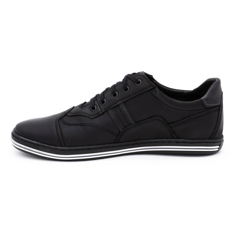 Polbut 1801L black casual men's shoes 1