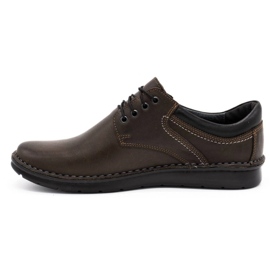Kampol Casual men's shoes 11 / CZEK dark brown 1
