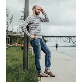 Polbut Men's leather loafers 2105P olive green 1 Polbut Men's leather loafers 2105P olive green 1