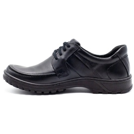 KOMODO Leather men's shoes 853 black 1