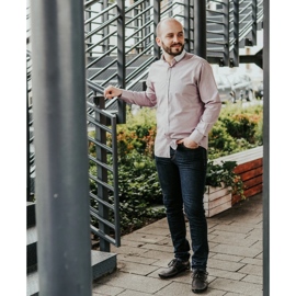 Mario Pala Men's openwork shoes 563 black 2