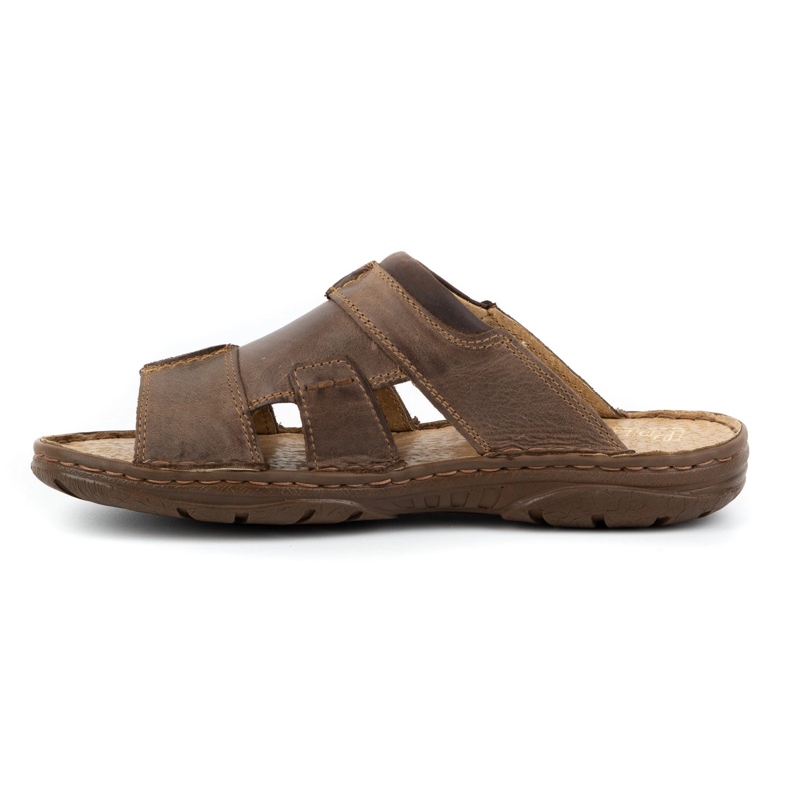 Polbut Men's slippers 358 brown 1 Polbut Men's slippers 358 brown 1