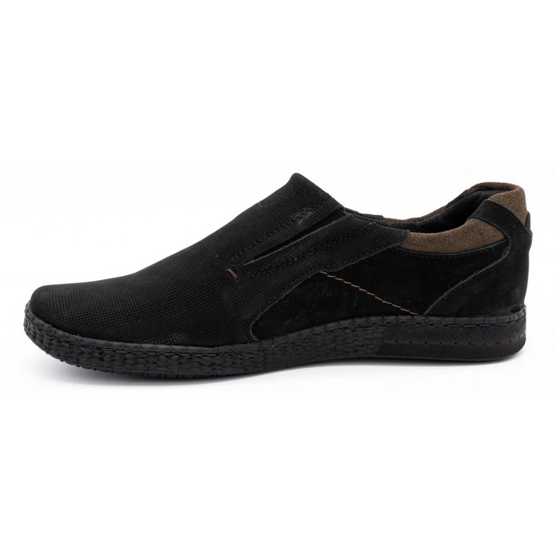 KOMODO Black men's loafers 862L 1 KOMODO Black men's loafers 862L 1