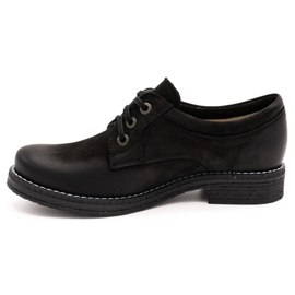ButBal Women's leather shoes 656B black 1