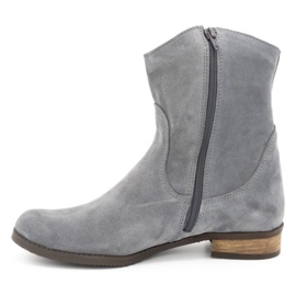 Olivier Women's openwork Cassie boots light gray grey 1 Olivier Women's openwork Cassie boots light gray grey 1