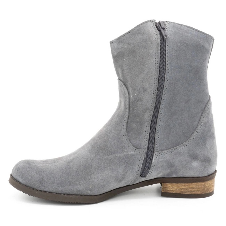 Olivier Women's openwork Cassie boots light gray grey 1 Olivier Women's openwork Cassie boots light gray grey 1
