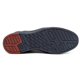Joker Men's leather casual shoes 322/2 navy blue 1