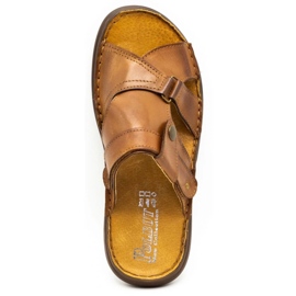 Polbut Men's slippers 024 camel brown 1