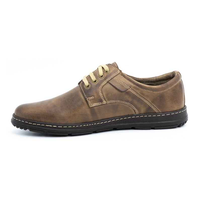 Joker Men's leather shoes 536J brown 1