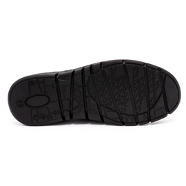 Joker Men's leather slip-on shoes 507J black nubuck 1