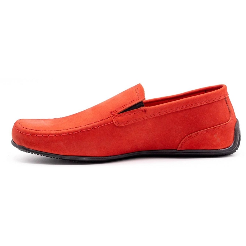 Polbut Men's leather loafers 2105 red 1 Polbut Men's leather loafers 2105 red 1