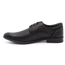 Olivier leather men's shoes 305GT black 1