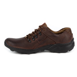 Olivier Men's trekking shoes 296GT brown 1