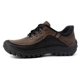KOMODO Men's trekking shoes leather 917K brown 1