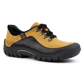 KOMODO Men's trekking shoes leather 917K yellow 2