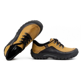 KOMODO Men's trekking shoes leather 917K yellow 6