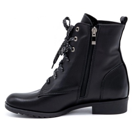 Olivier Leather women's boots 2190 black 1