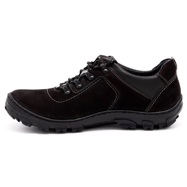 Olivier Men's trekking shoes 7109 black nubuck 1 Olivier Men's trekking shoes 7109 black nubuck 1