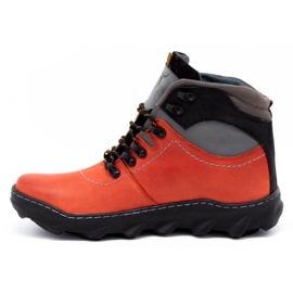 Olivier Men's winter leather boots 150GT red 1 Olivier Men's winter leather boots 150GT red 1